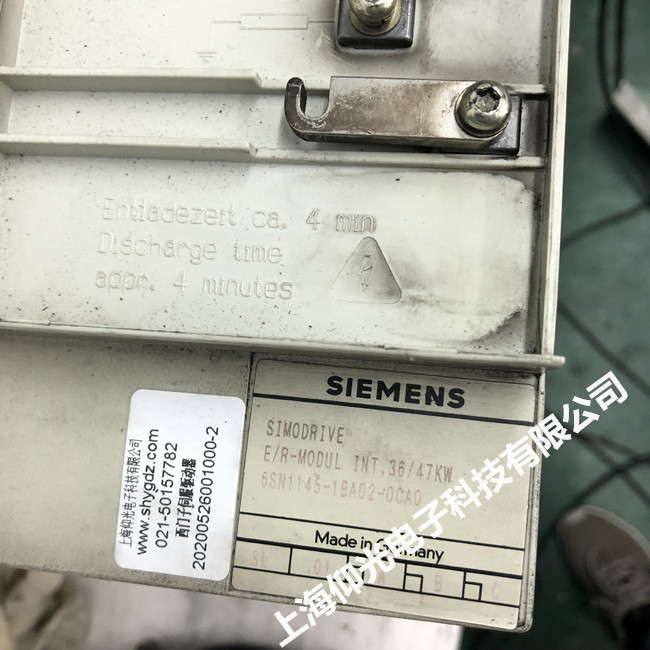 西門(mén)子伺服電源模塊維修 6SN1145-1BA02-0CA0無(wú)電源故障修理案件