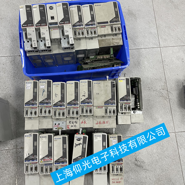 雕刻機AB 5500伺服驅(qū)動器報警S18故障維修-免費檢測