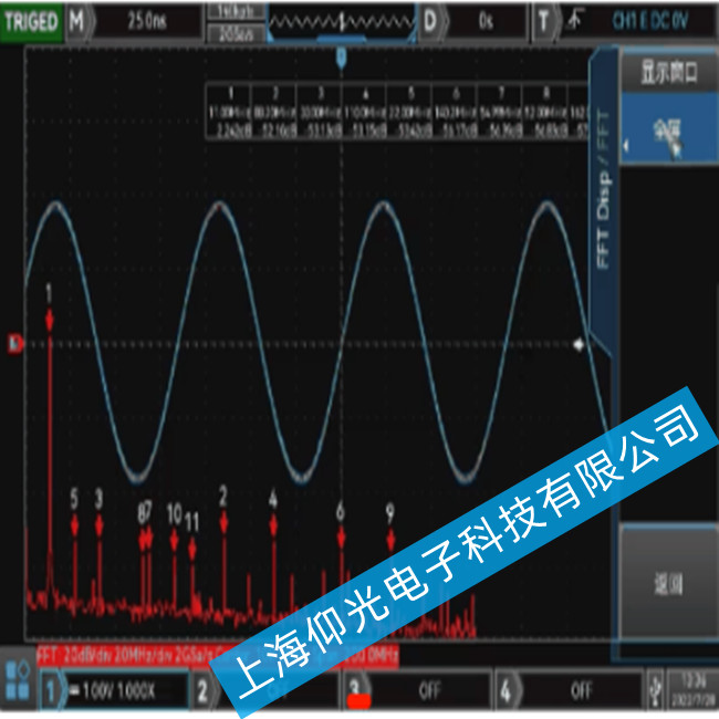 優(yōu)利德UNI-T MSO3000CS系列數字示波器出現通道設置故障故障的維修方法